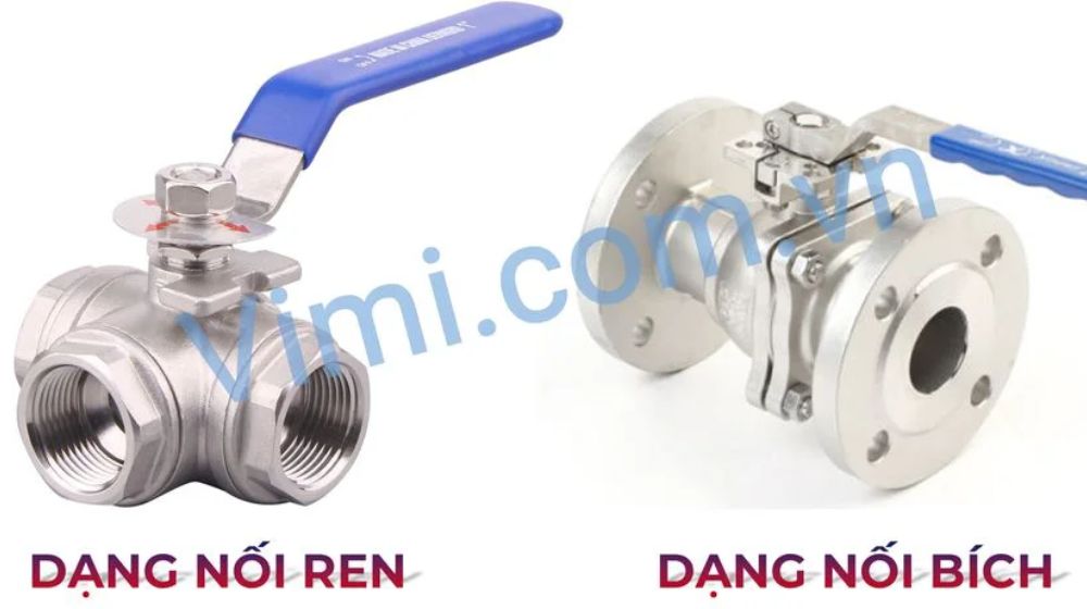 Tìm hiểu van bi tay gạt inox là gì kết nối van bi tay gạt inox