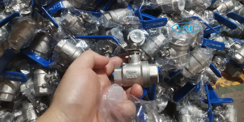 kho van bi 2 mảnh nối ren