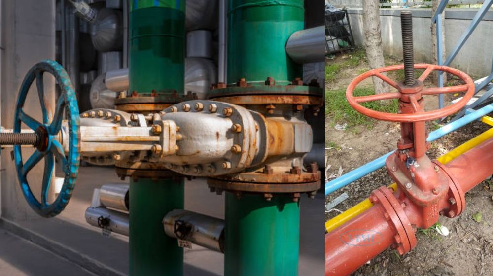 kích thước van cổng trong lắp đặt