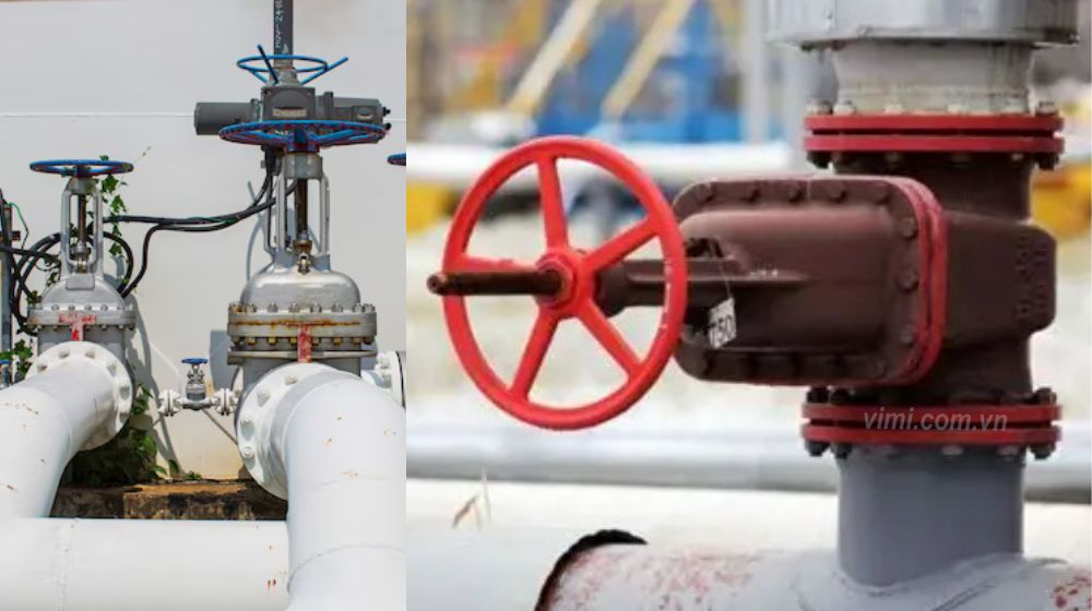 Lắp đặt van cổng lắp đặt van cổng trên ống kim loại