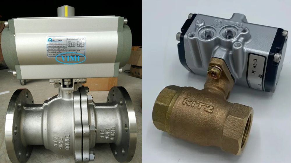 nhãn hiệu van bi 2 mảnh khí nén