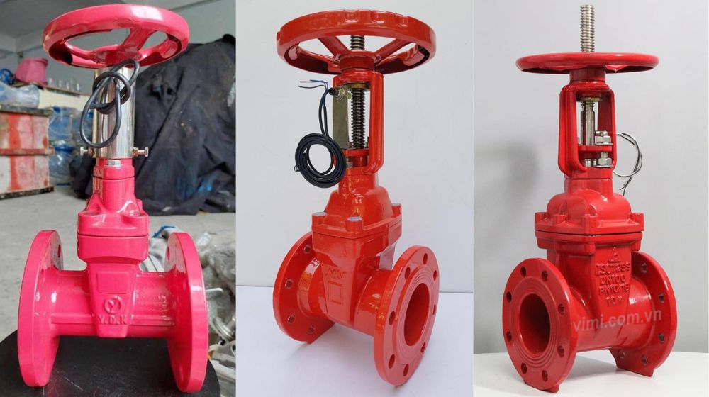 nhãn hiệu van cổng tín hiệu điện