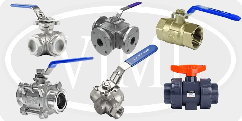 số ngã ball valve