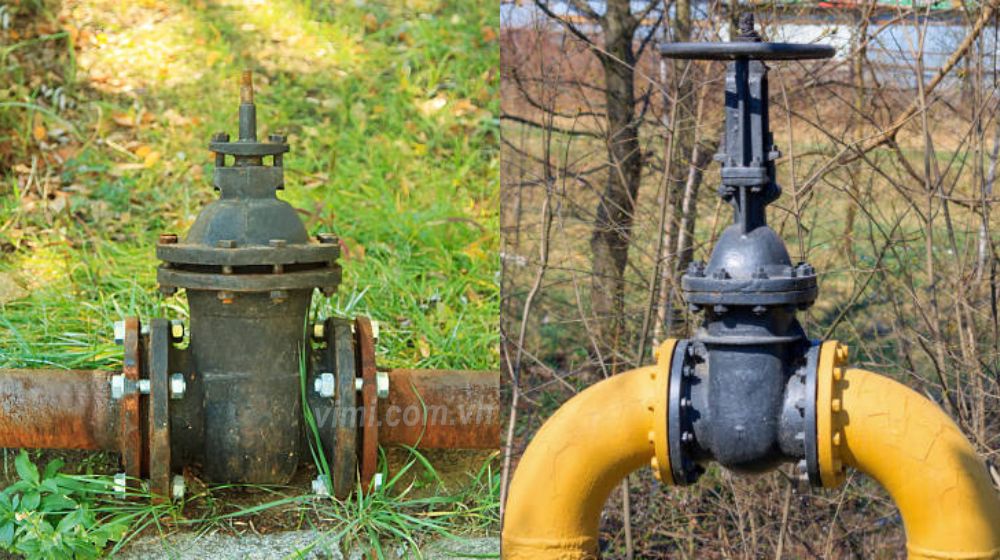 tiêu chí lựa chọn kết nối van cổng với ống