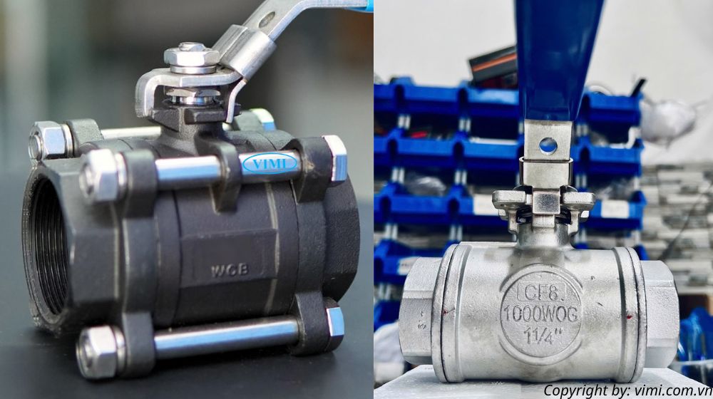 Van bi 3 mảnh nối ren tìm hiểu van bi 3 mảnh nối ren