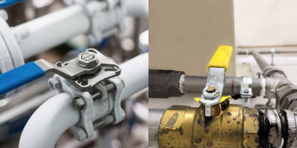 ứng dụng của van bi tay gạt trong công nghiệp