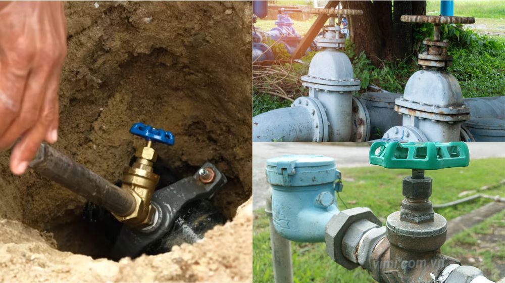 ứng dụng thực tế của kết nối van cổng với ống