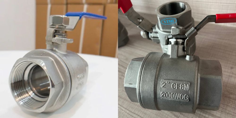 ưu điểm van bi 2 mảnh nối ren