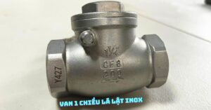 van 1 chiều lá lật inox