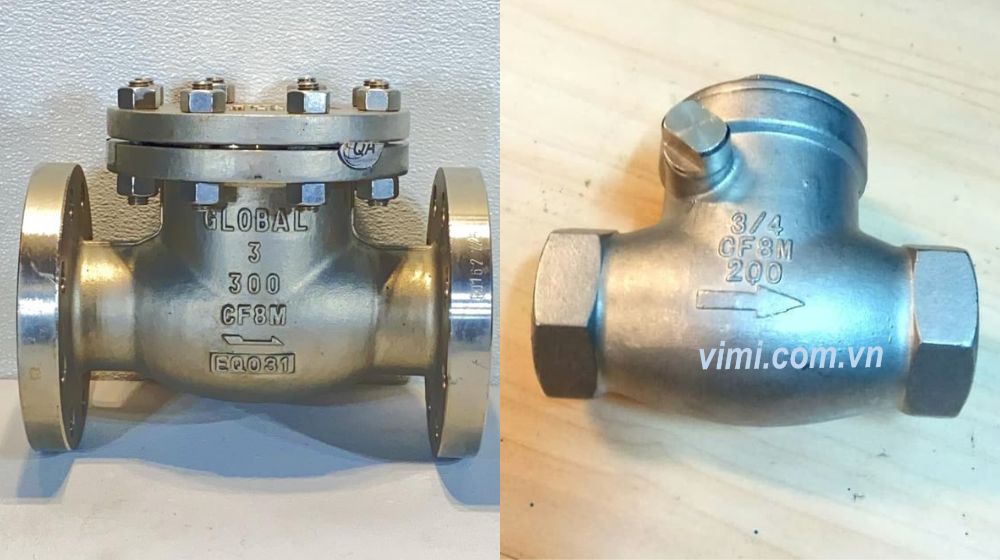 van 1 chiều lá lật inox là gì