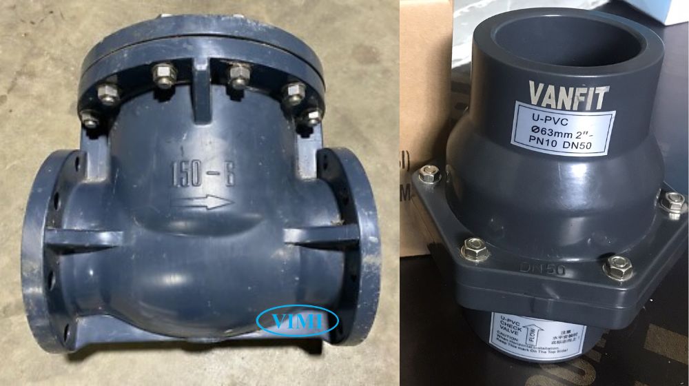 Van 1 chiều lá lật nhựa là gì van 1 chiều lá lật nhựa có lắp ngoài trời không