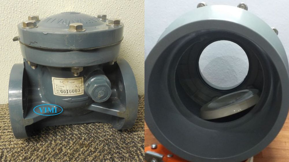 Van 1 chiều lá lật nhựa là gì van 1 chiều lá lật nhựa dùng cho nước nóng không