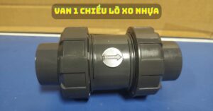 van 1 chiều lò xo nhựa