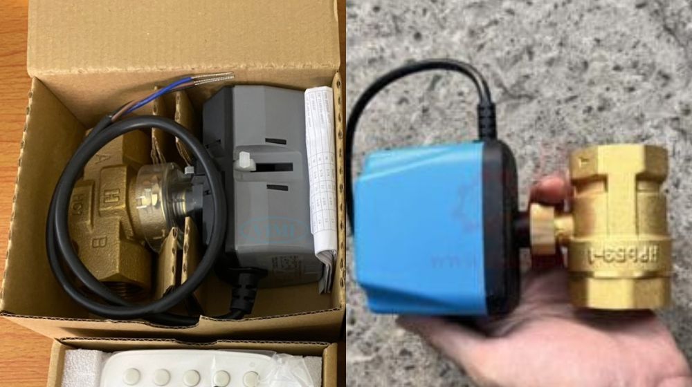 van bi 1 mảnh điều khiển điện