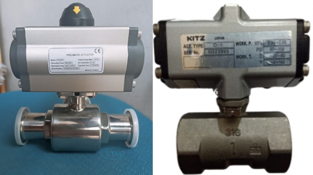 van bi 1 mảnh khí nén