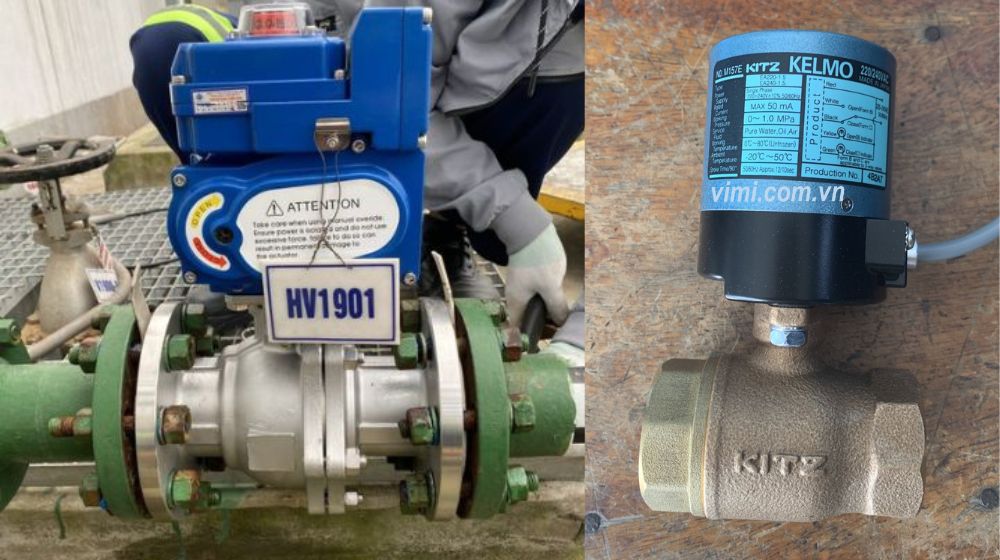 van bi 2 mảnh điều khiển điện là gì