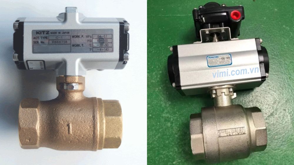 van bi 2 mảnh khí nén là gì