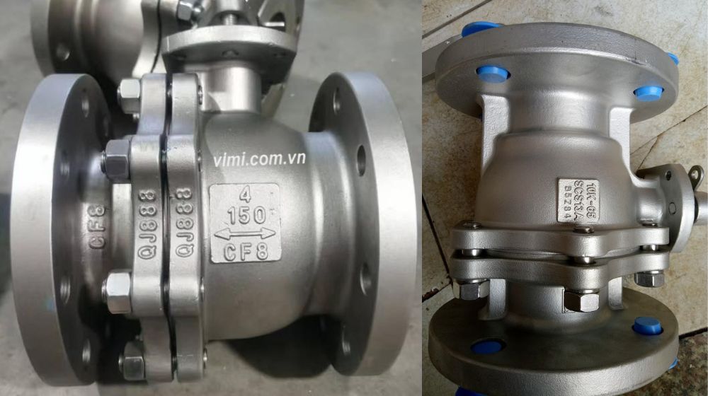 van bi 2 mảnh mặt bích là gì