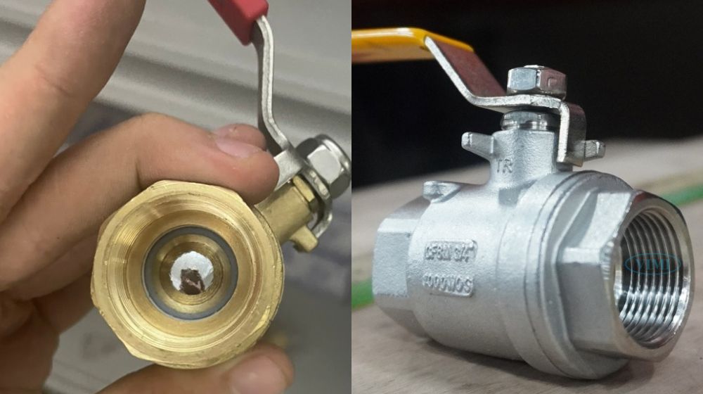 van bi 2 ngã nối ren