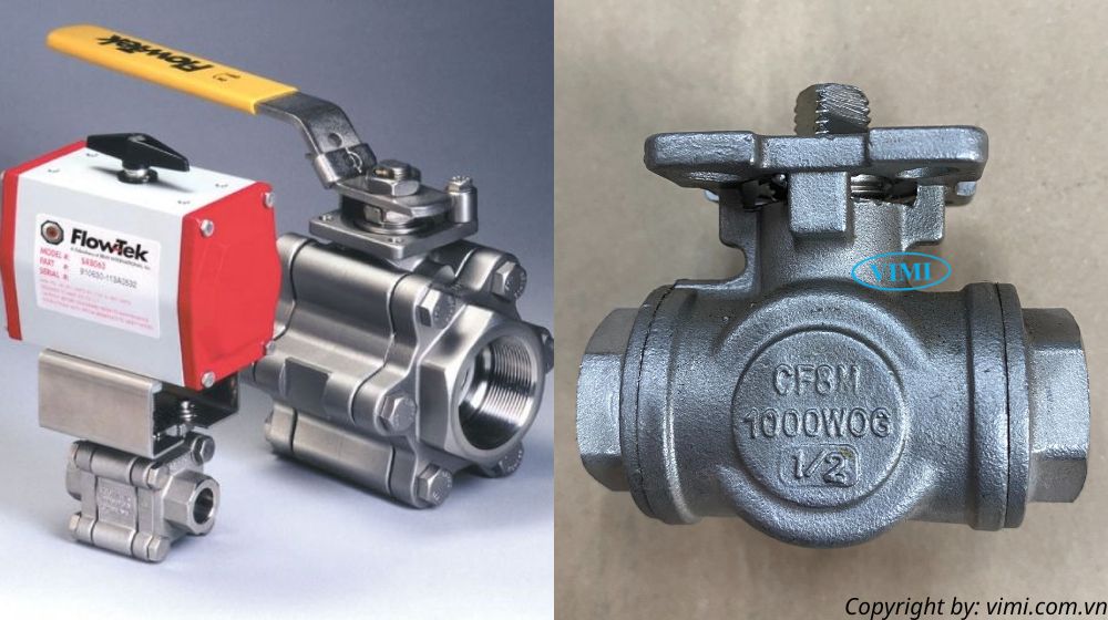 Van bi 3 mảnh nối ren van bi 3 mảnh nối ren inox