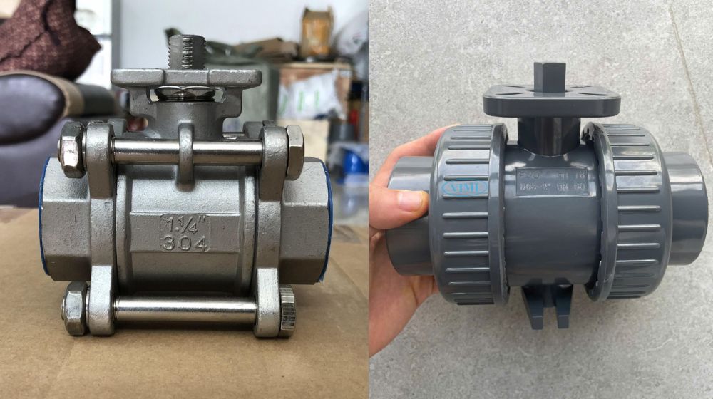 van bi có tán 2 ngã