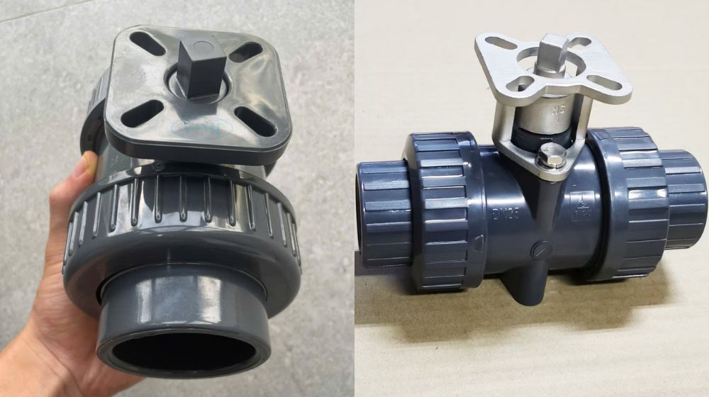 van bi có tán nhựa