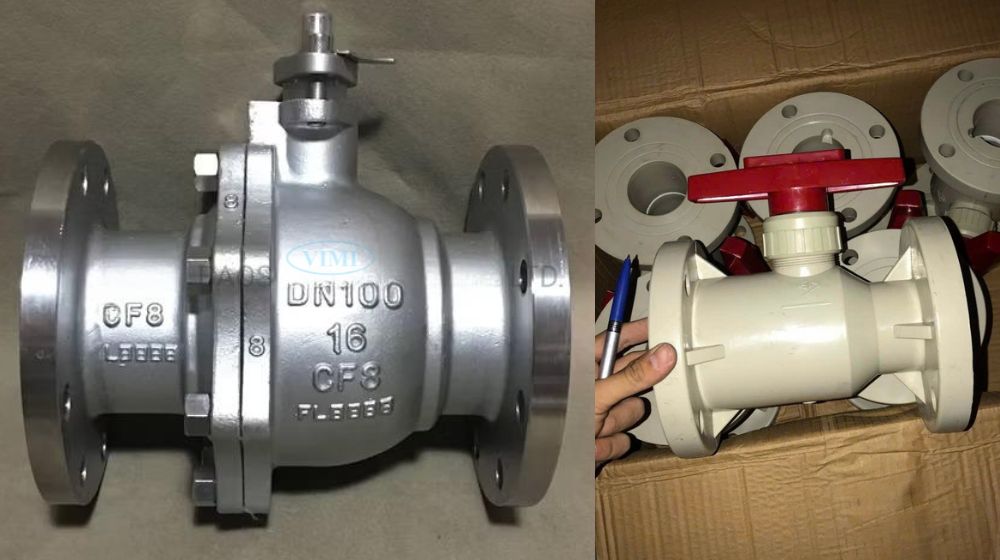 van bi dn100 làm bằng vật liệu gì