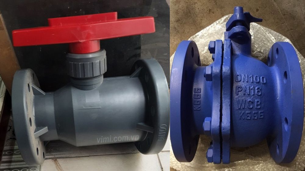 van bi dn100 lắp ống phi bao nhiêu