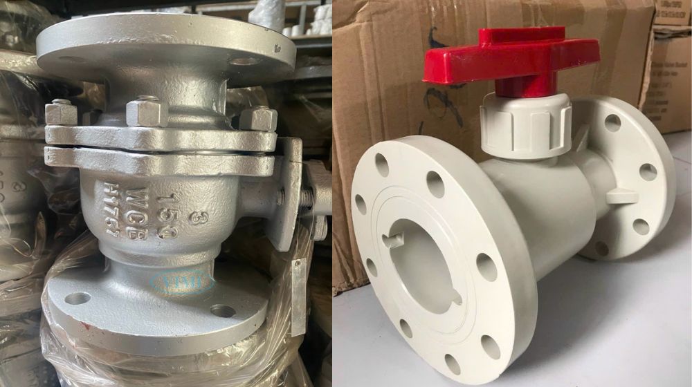 van bi dn80 nối bích