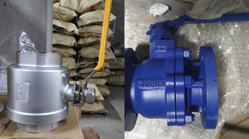 van bi dn80 tay gạt