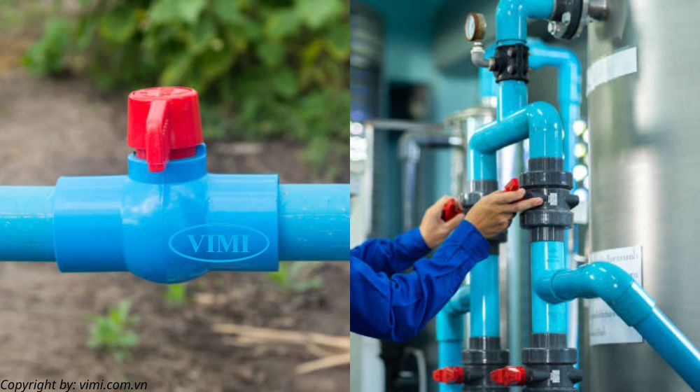 van bi nước sạch dùng cho nước thải