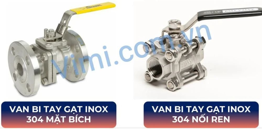 Tìm hiểu van bi tay gạt inox là gì van bi tay gạt inox 304