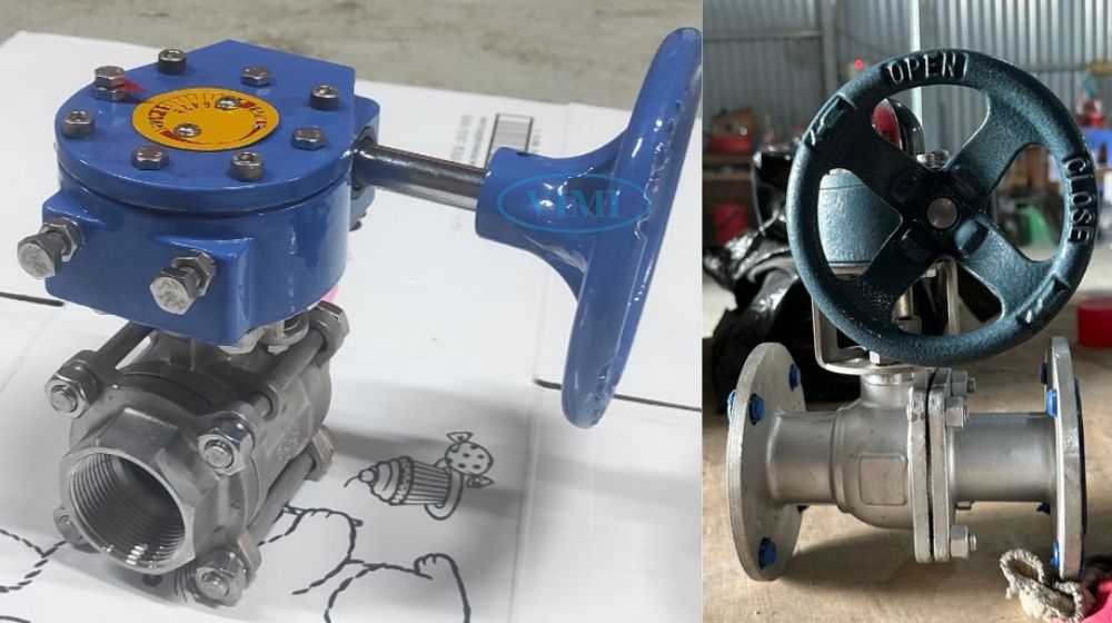 van bi tay quay inox