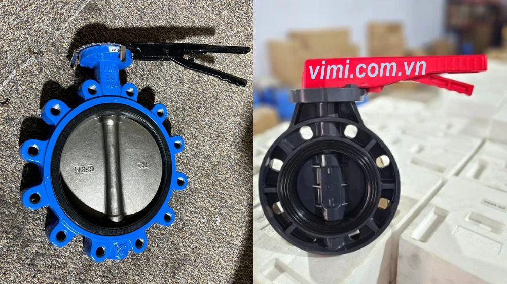 van bướm kiểu tay gạt