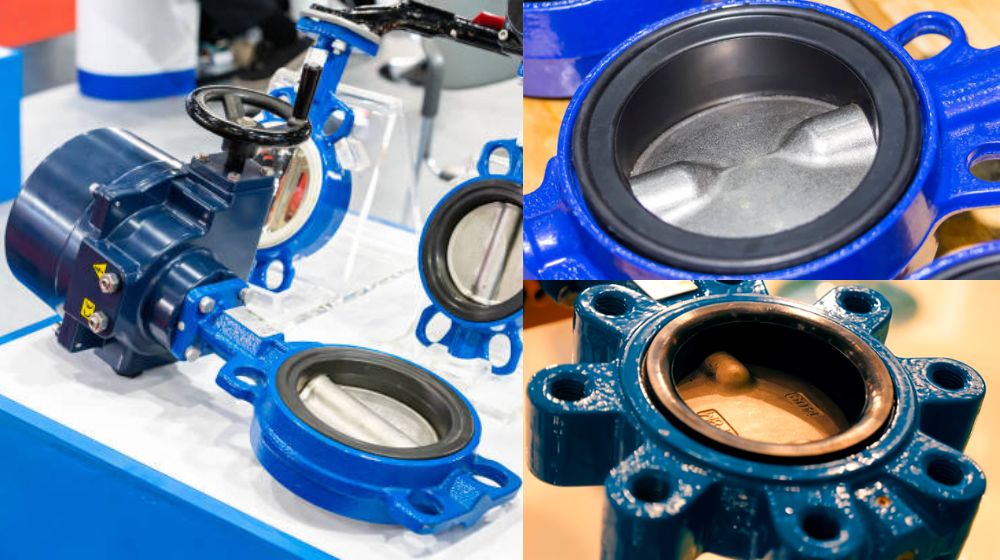 van bướm thân gang