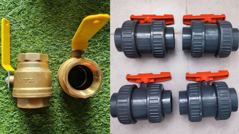 vật liệu của các loại van bi