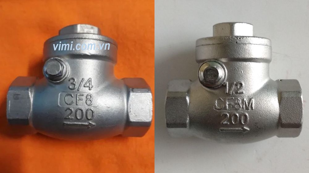 Van 1 chiều lá lật inox là gì vật liệu van 1 chiều lá lật inox