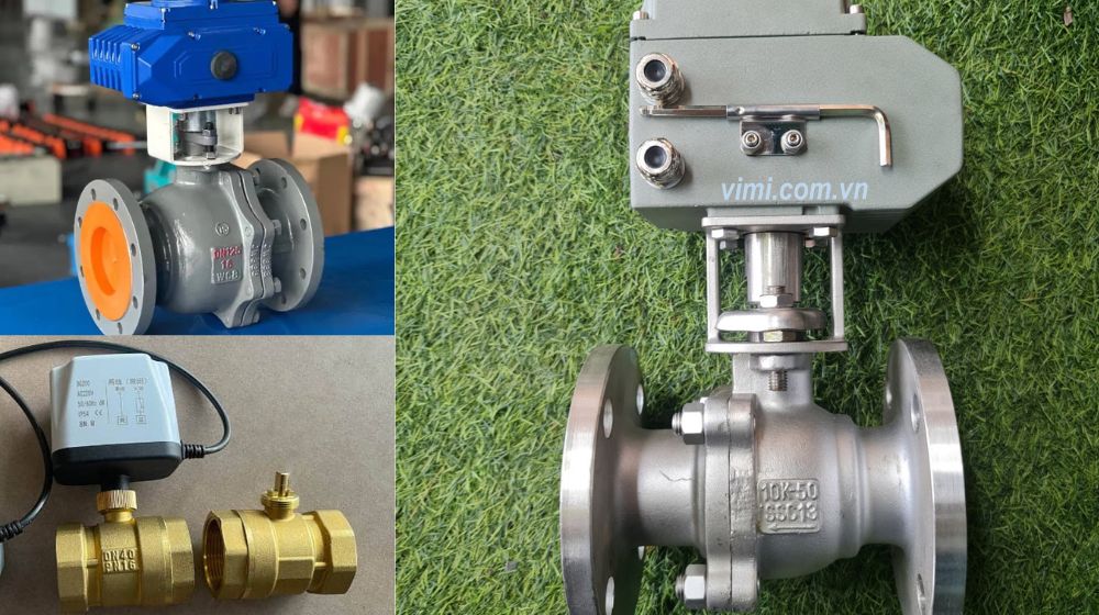 vật liệu van bi 2 mảnh điều khiển điện