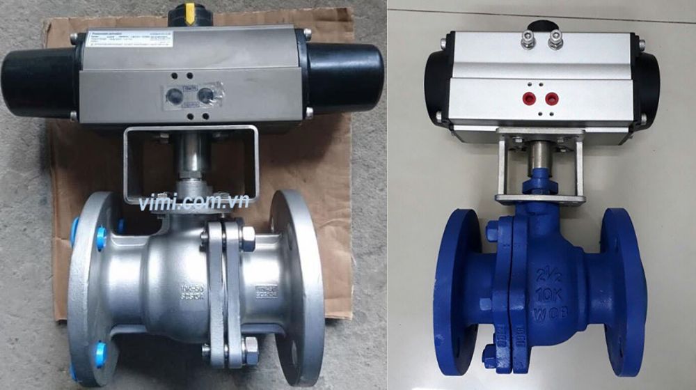 vật liệu van bi 2 mảnh khí nén