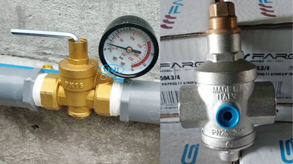 Van giảm áp DN20 - Van giảm áp D27 áp suất của van giảm áp dn20