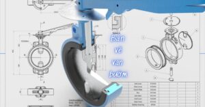 bản vẽ van bướm