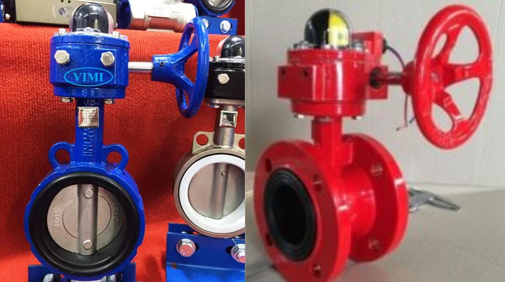 báo giá van bướm gang tay quay dn100