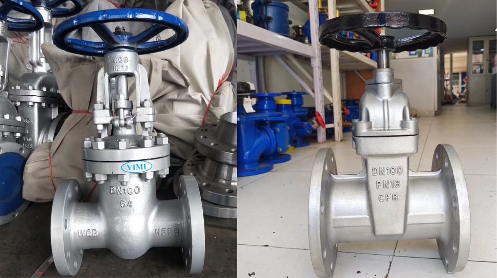 bảo trì van chặn d100