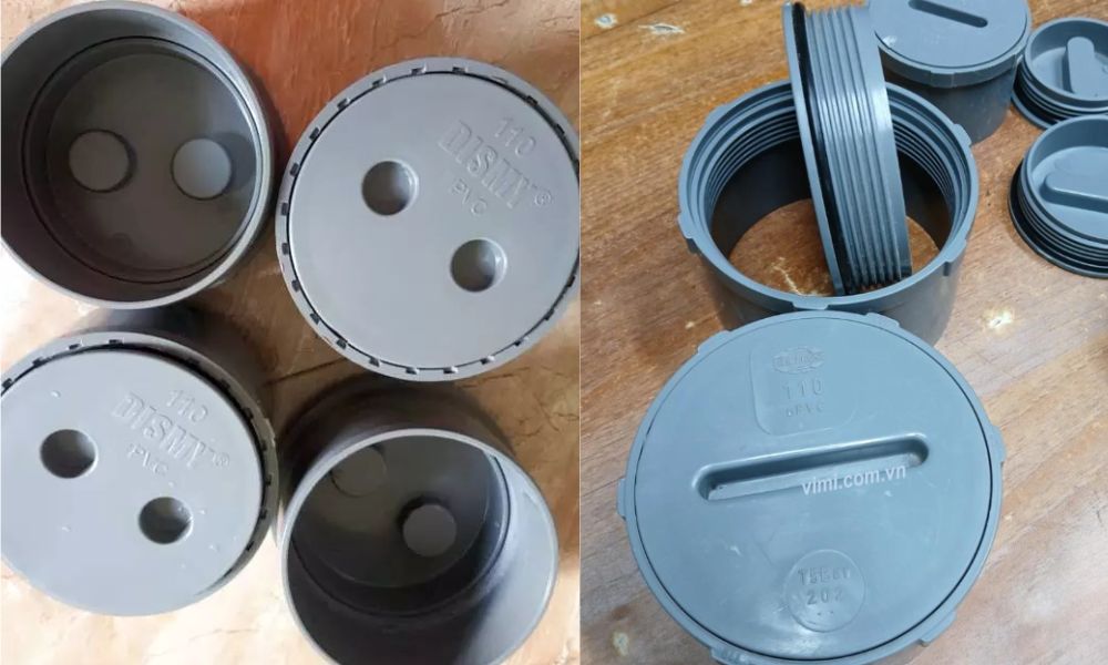 bịt xả thông tắc pvc 110 là gì