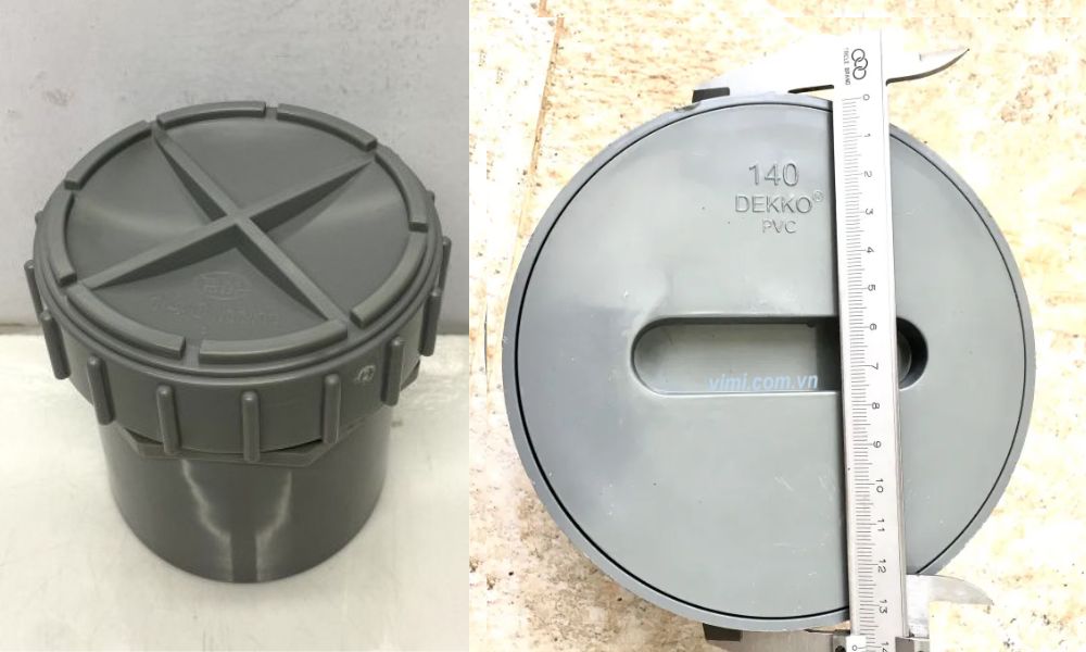 bịt xả thông tắc pvc 140 là gì