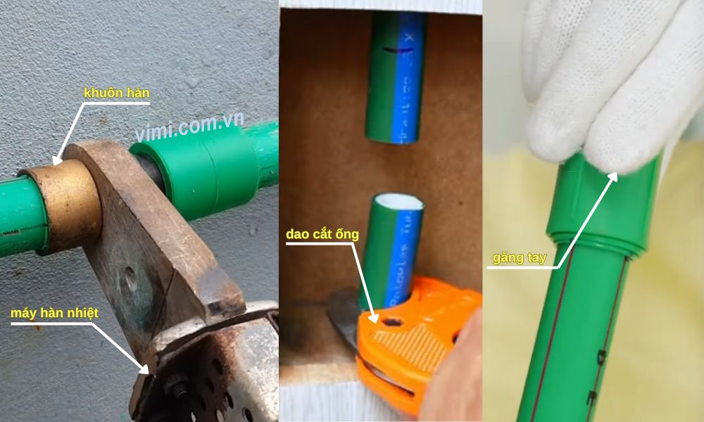 Măng sông PPR D25 - 4 ứng dụng thực tế các dụng cụ khi lắp đặt măng sông ppr d25