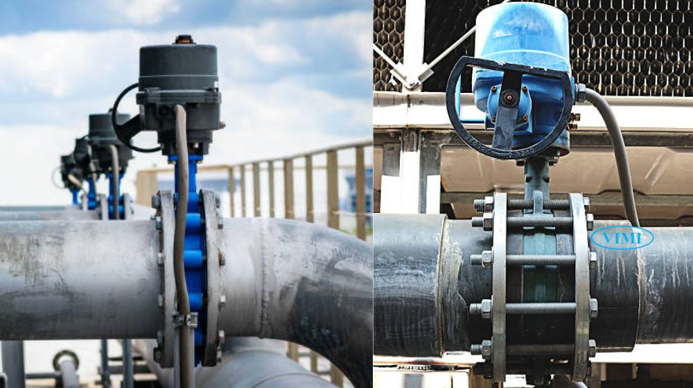 các loại van bướm điều khiển điện