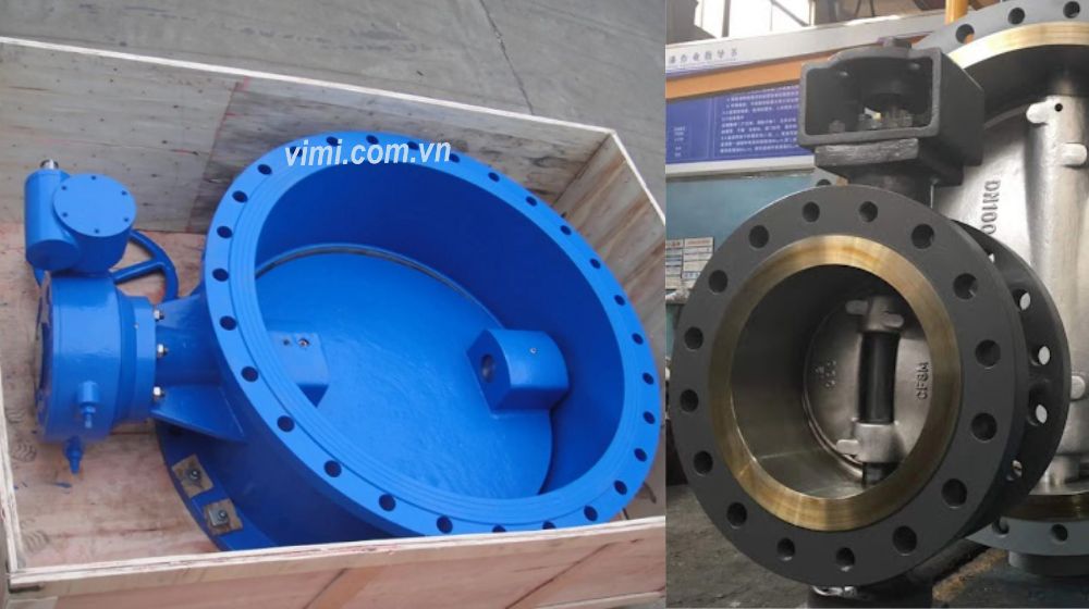 các loại van bướm lệch tâm
