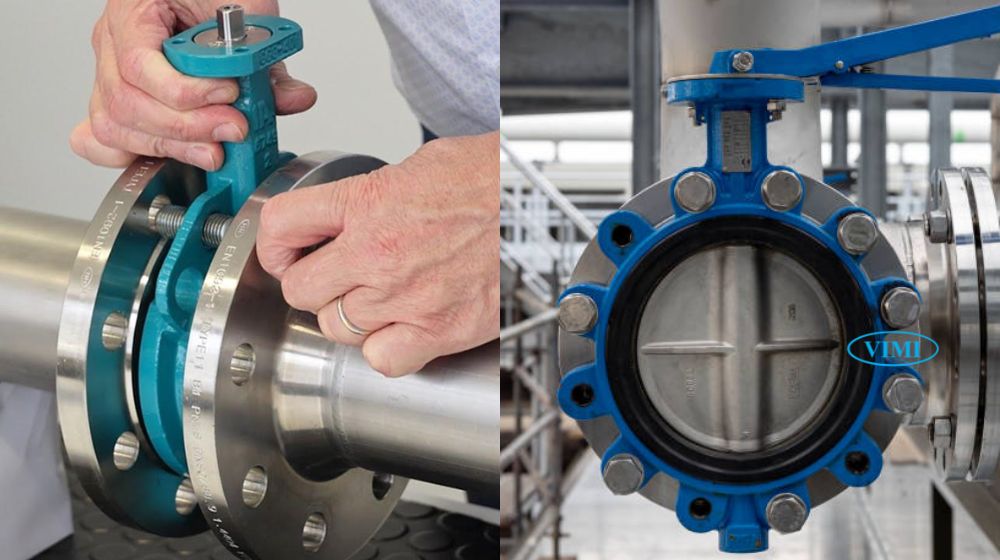 các loại van bướm tai bích