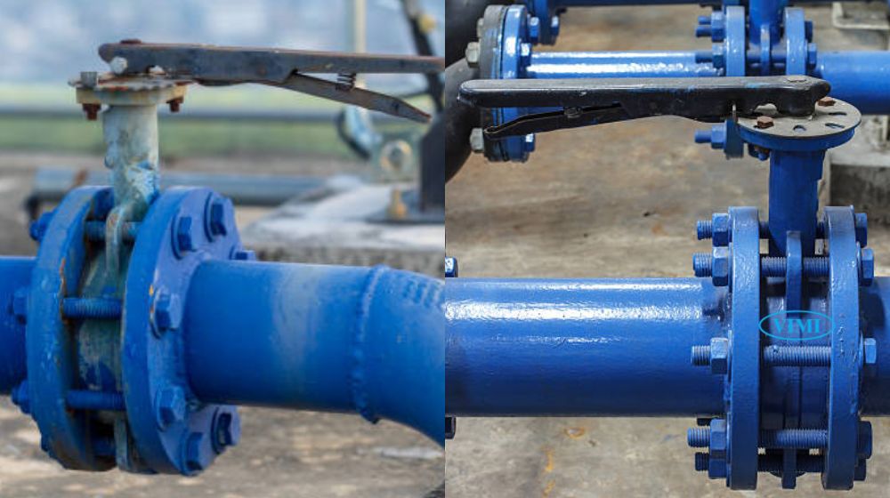 các loại van bướm tay gạt